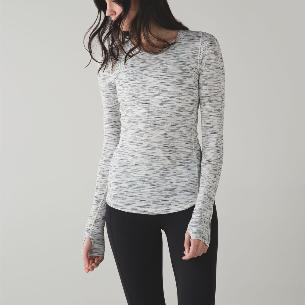 Lululemon lost in pace tiger dye black and white